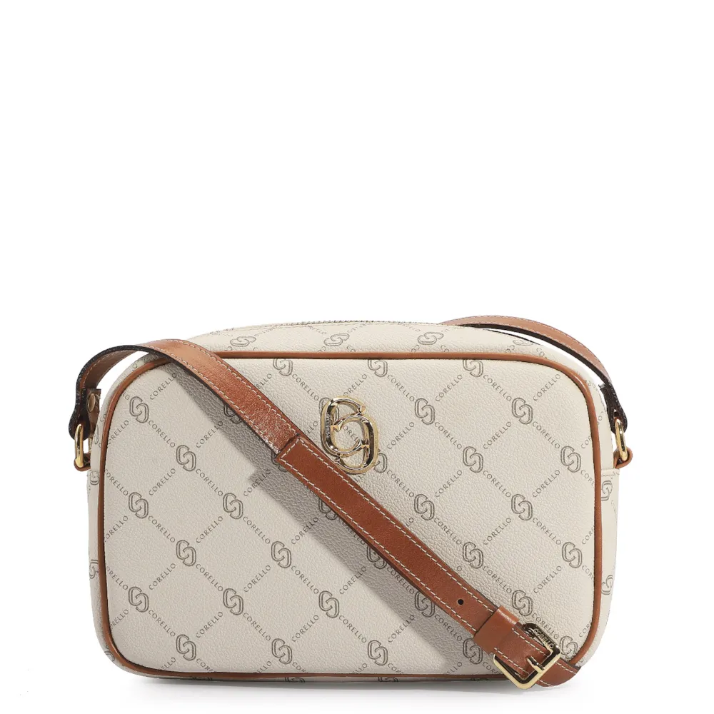 Bolsa Transversal Alt Monograma Off White