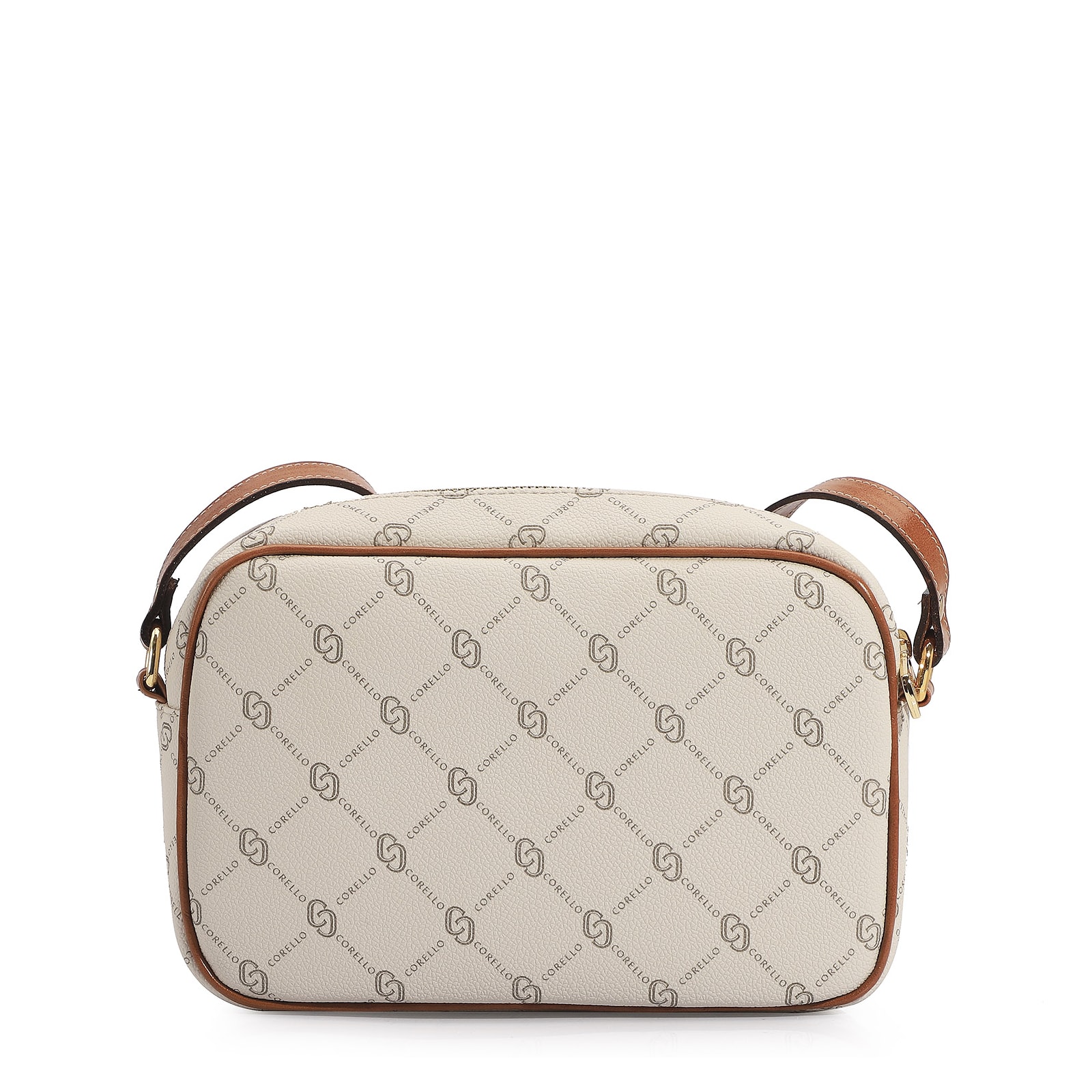 Bolsa Transversal Alt Monograma Off White