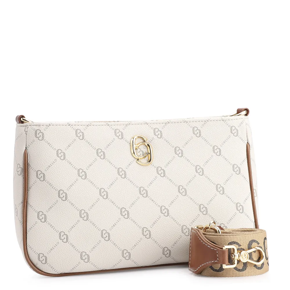 Bolsa Transversal Alt Monograma Off White - imagem 2