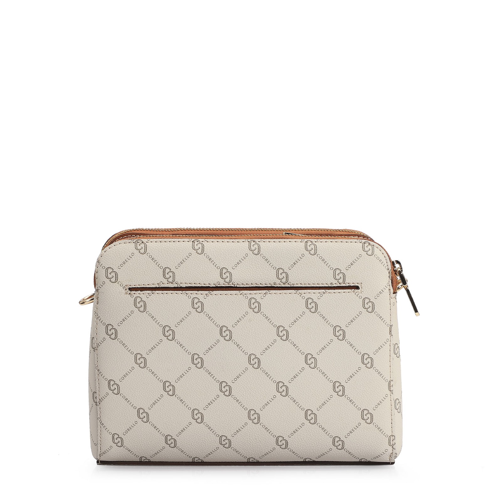 Bolsa Transversal Alt Monograma Off White
