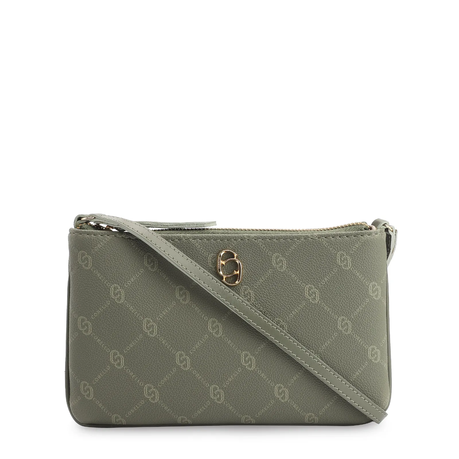Bolsa Transversal Alt Monograma Verde