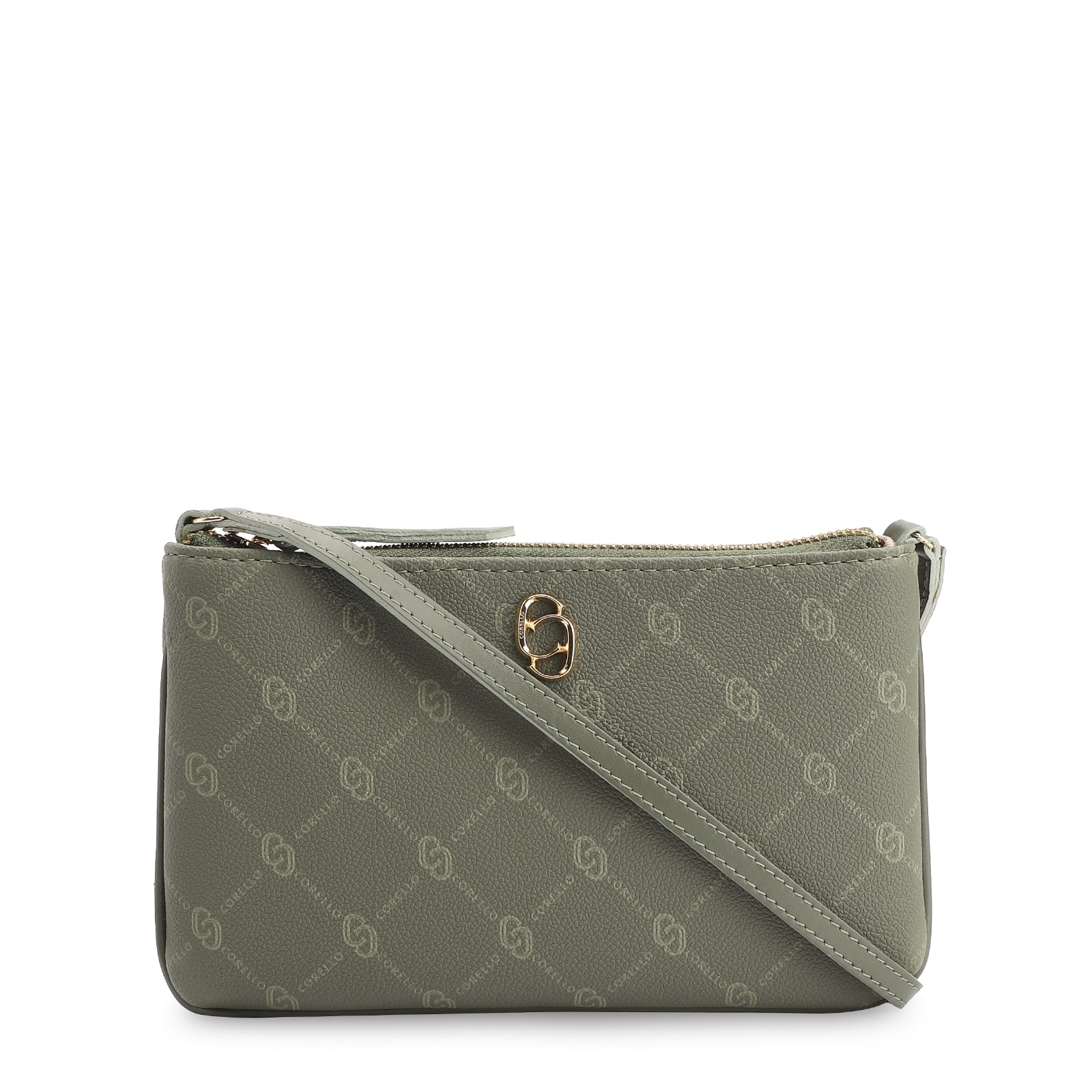 Bolsa Transversal Alt Monograma Verde