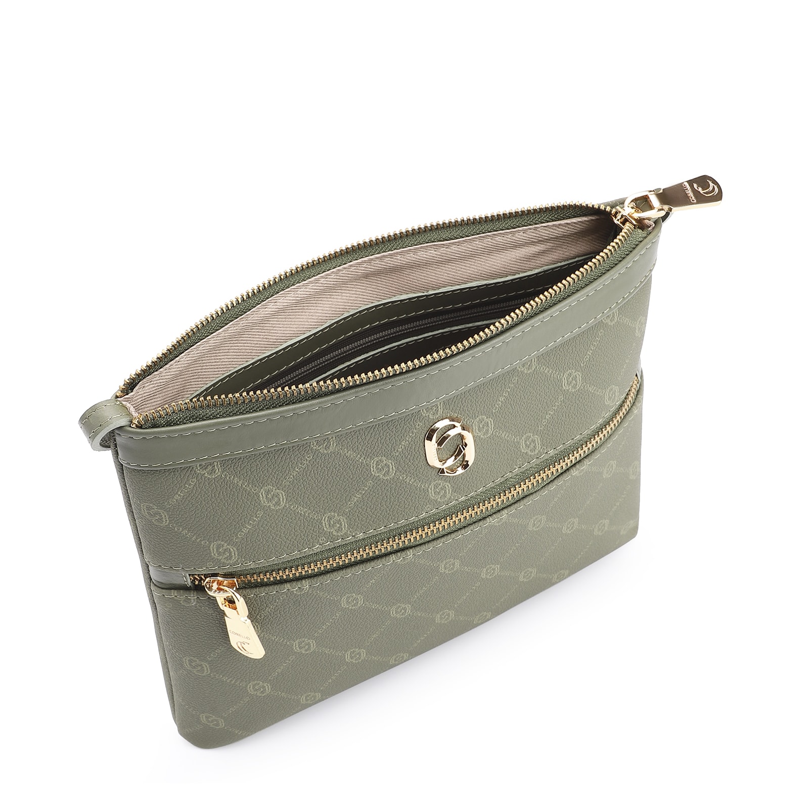 Bolsa Transversal Alt Monograma Verde