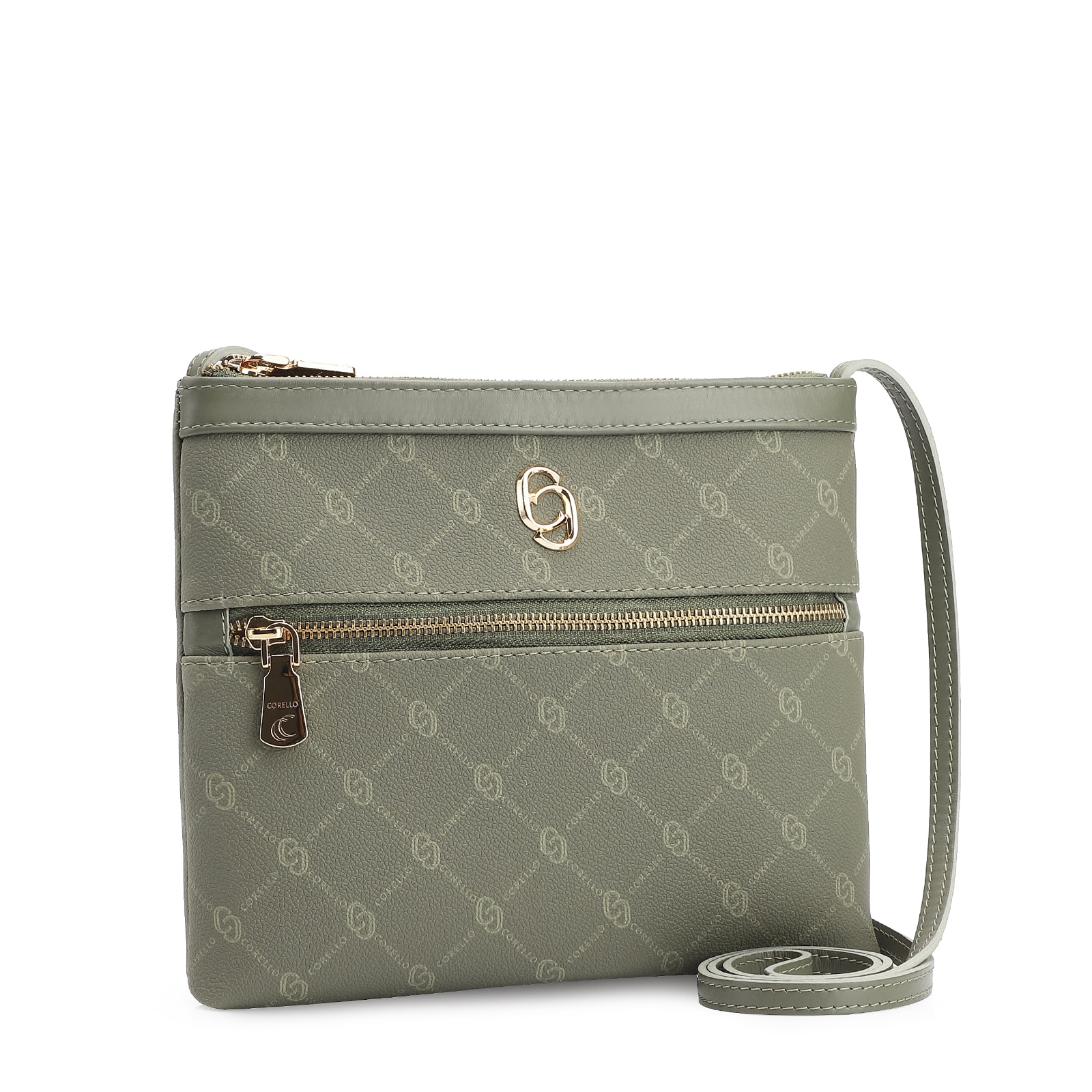 Bolsa Transversal Alt Monograma Verde