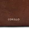 Bolsa Transversal Argola Couro Camurça/Couro Marrom Escuro - imagem 6