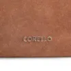 Bolsa Transversal Argola Couro Camurça Marrom/Couro Marrom - imagem 5