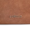 Bolsa Transversal Argola Couro Camurça Marrom/Couro Marrom - imagem 5