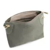 Bolsa Transversal Argola Couro Camurça Verde/Couro Verde - imagem 4