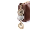 Bolsa Transversal Bag Charm Couro Marrom - imagem 7