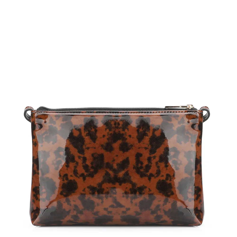 Bolsa Transversal Bridão Alt Verniz Tartaruga - imagem 3