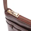 Bolsa Transversal Bridão Couro Marrom - imagem 6