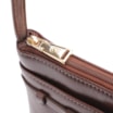 Bolsa Transversal Bridão Couro Marrom - imagem 6