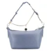 Bolsa Transversal Cordão Couro Azul - imagem 4
