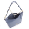 Bolsa Transversal Cordão Couro Azul - imagem 5