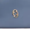 Bolsa Transversal Cordão Couro Azul - imagem 7
