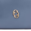 Bolsa Transversal Cordão Couro Azul - imagem 7
