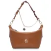 Bolsa Transversal Cordão Couro Marrom - imagem 1