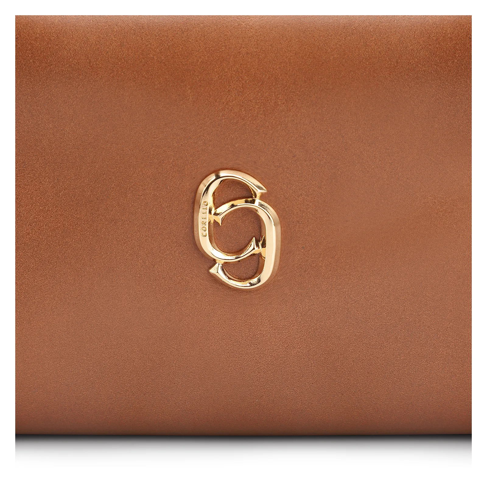 Bolsa Transversal Cordão Couro Marrom