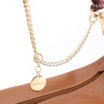 Bolsa Transversal Cordão Couro Marrom - imagem 8