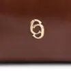 Bolsa Transversal Cordão Couro Marrom Escuro - imagem 7