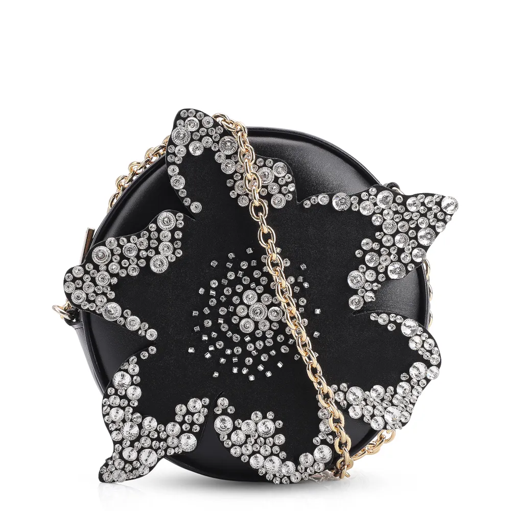 Bolsa Transversal Corello x Vitor Zerbinato Couro Preto
