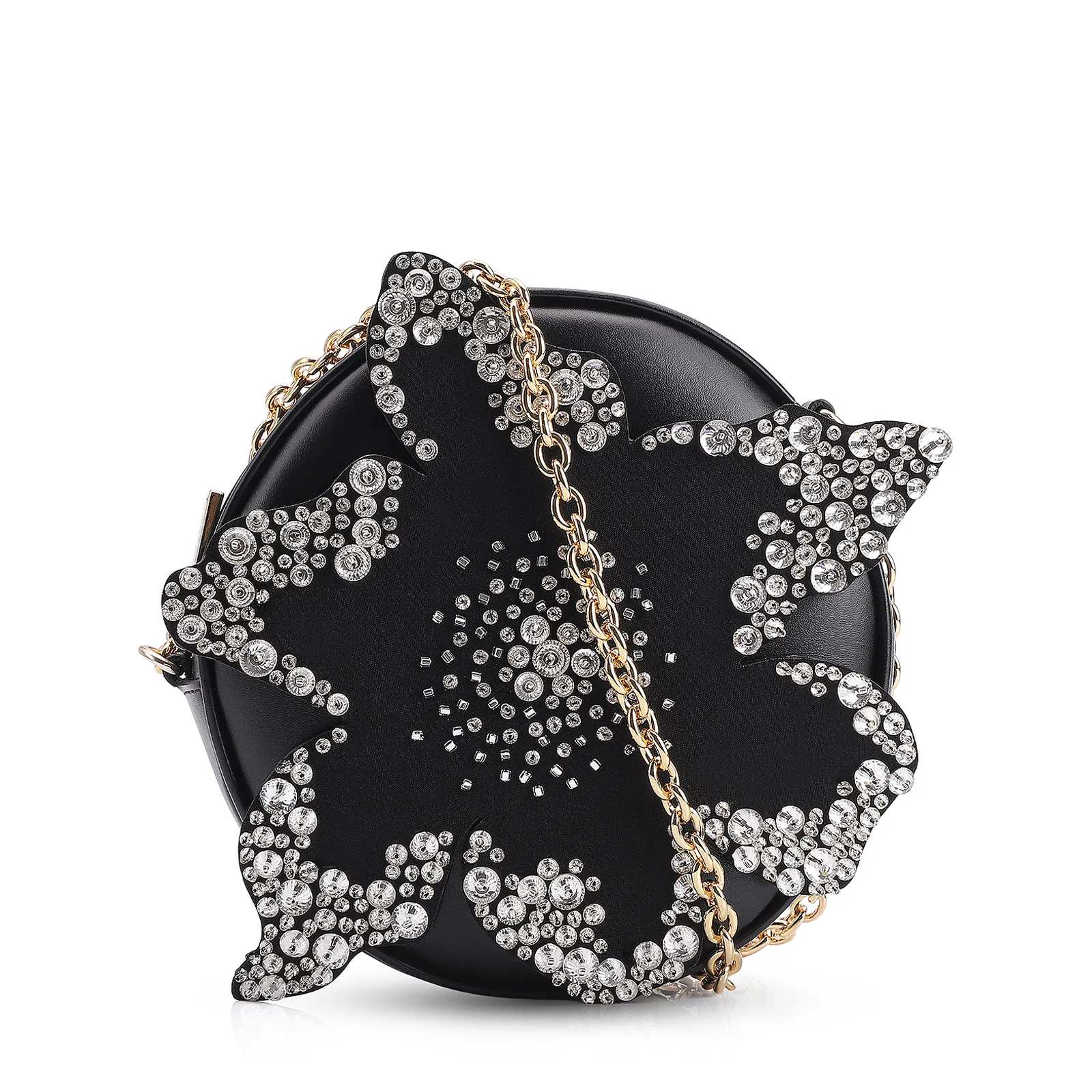 Bolsa Transversal Corello x Vitor Zerbinato Couro Preto