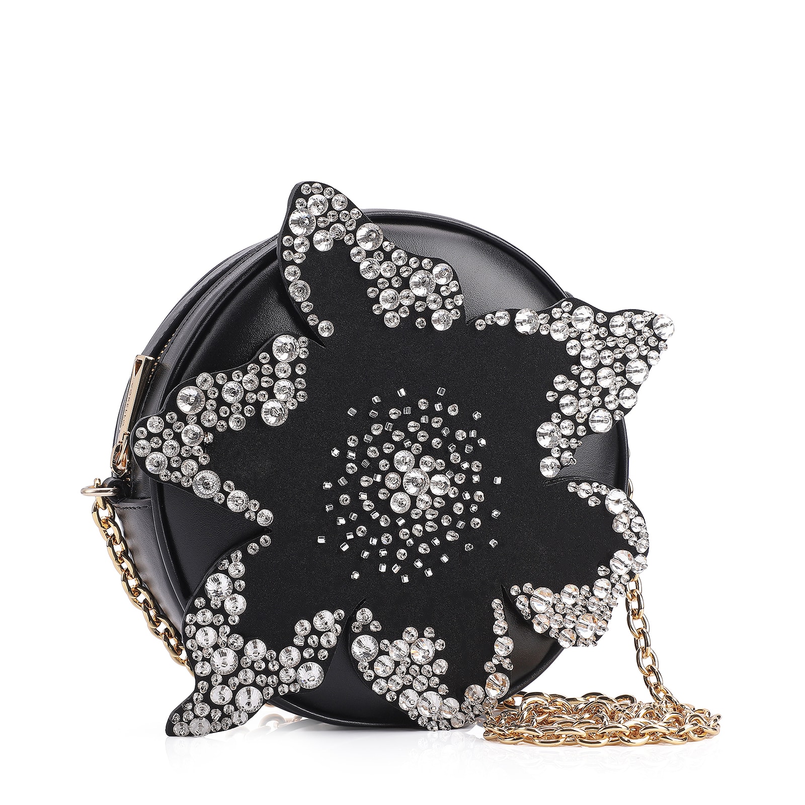 Bolsa Transversal Corello x Vitor Zerbinato Couro Preto
