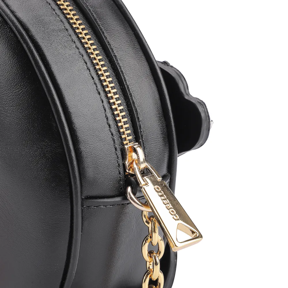 Bolsa Transversal Corello x Vitor Zerbinato Couro Preto - imagem 5