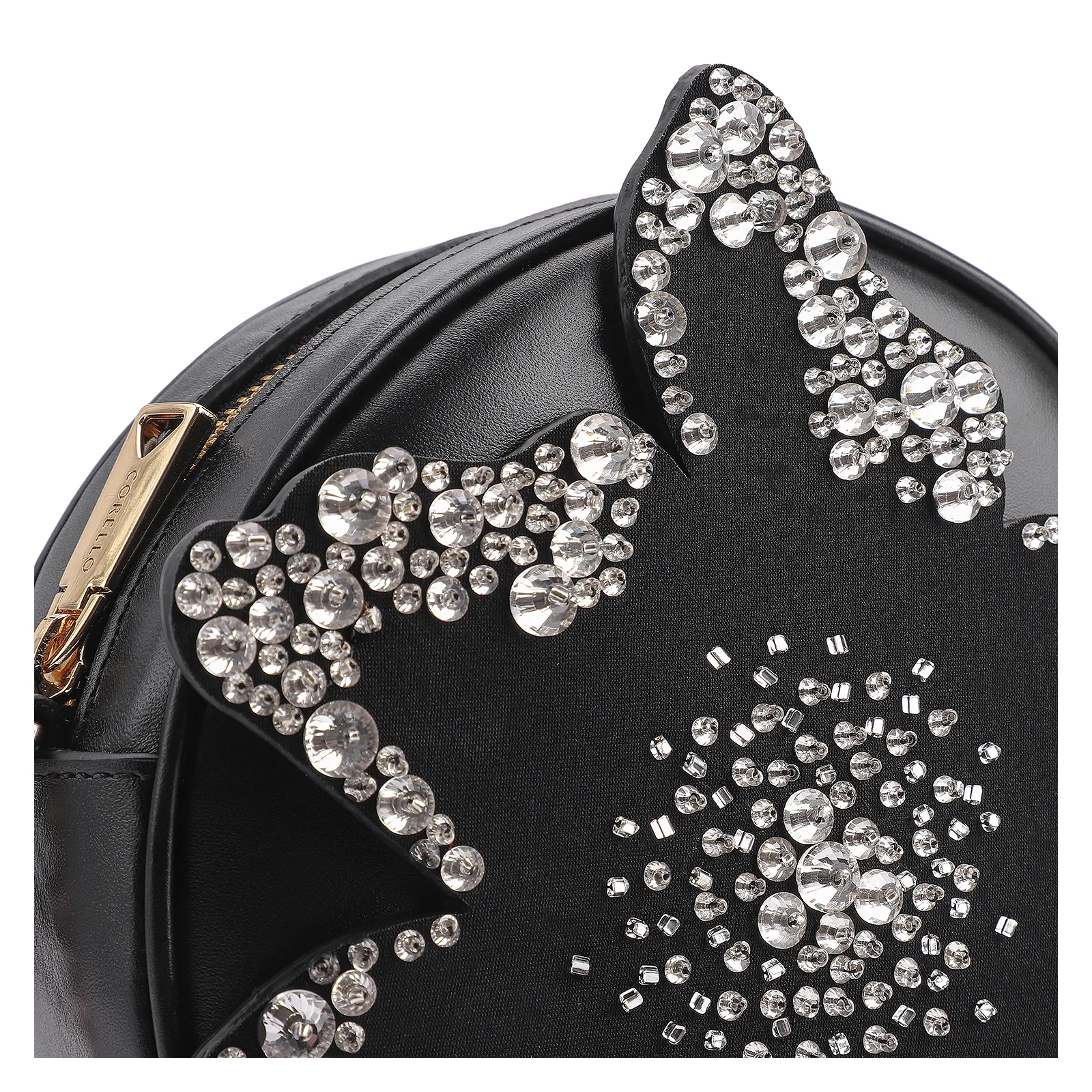 Bolsa Transversal Corello x Vitor Zerbinato Couro Preto