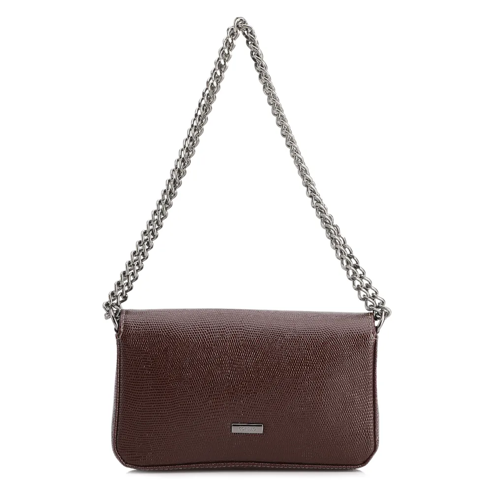  Bolsa Transversal Correntes Alt Lezard Marrom - imagem 3