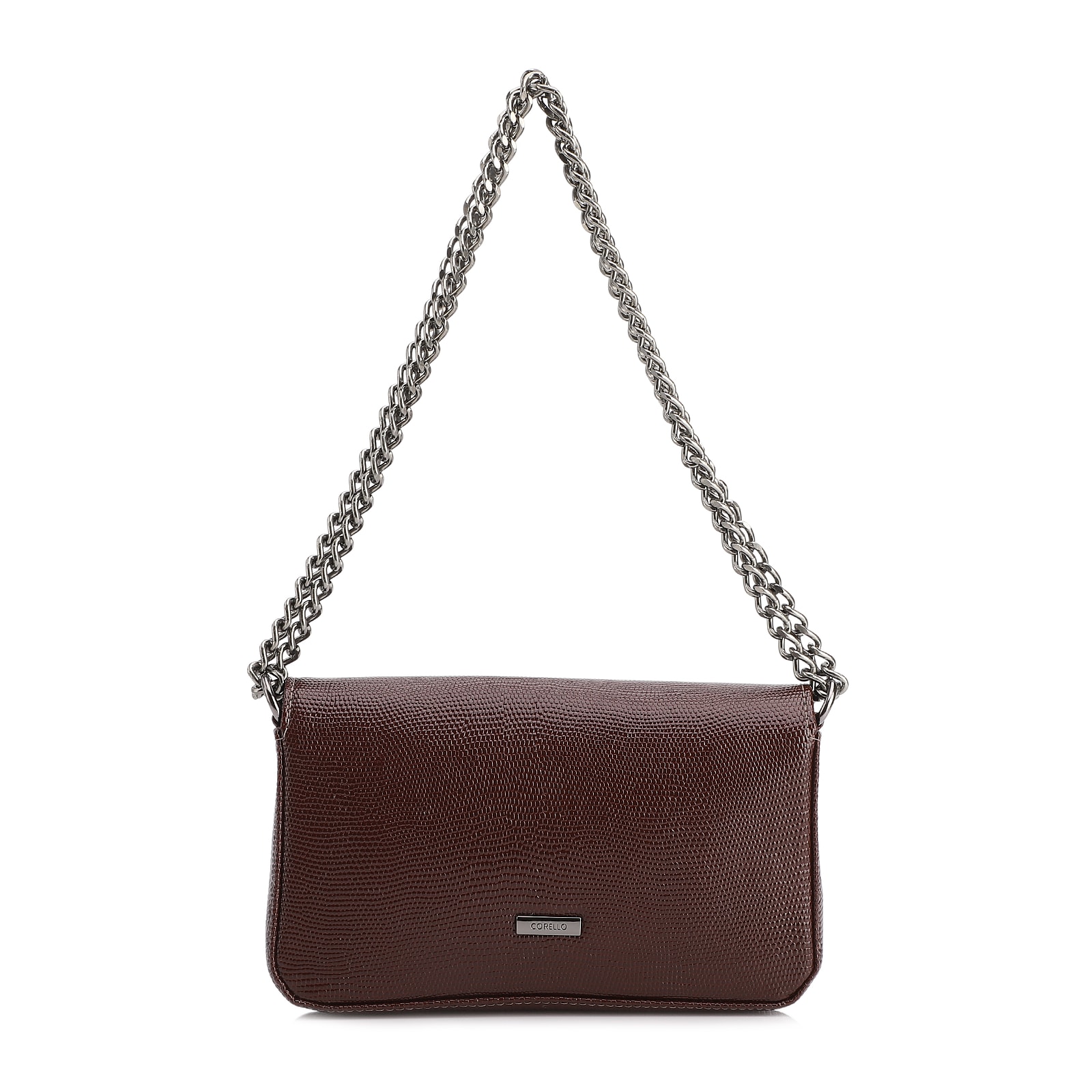 Bolsa Transversal Correntes Alt Lezard Marrom