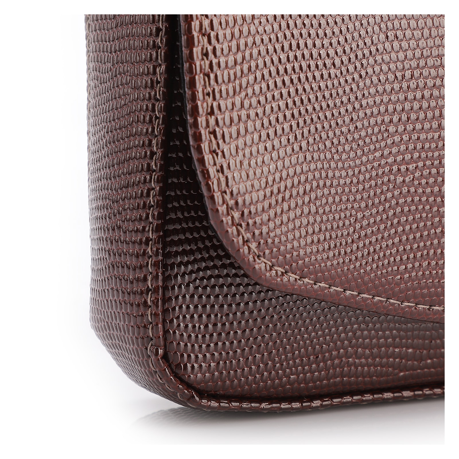 Bolsa Transversal Correntes Alt Lezard Marrom
