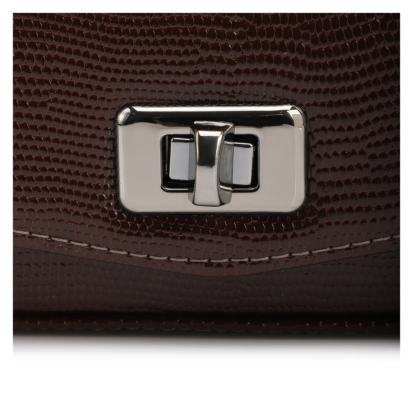  Bolsa Transversal Correntes Alt Lezard Marrom