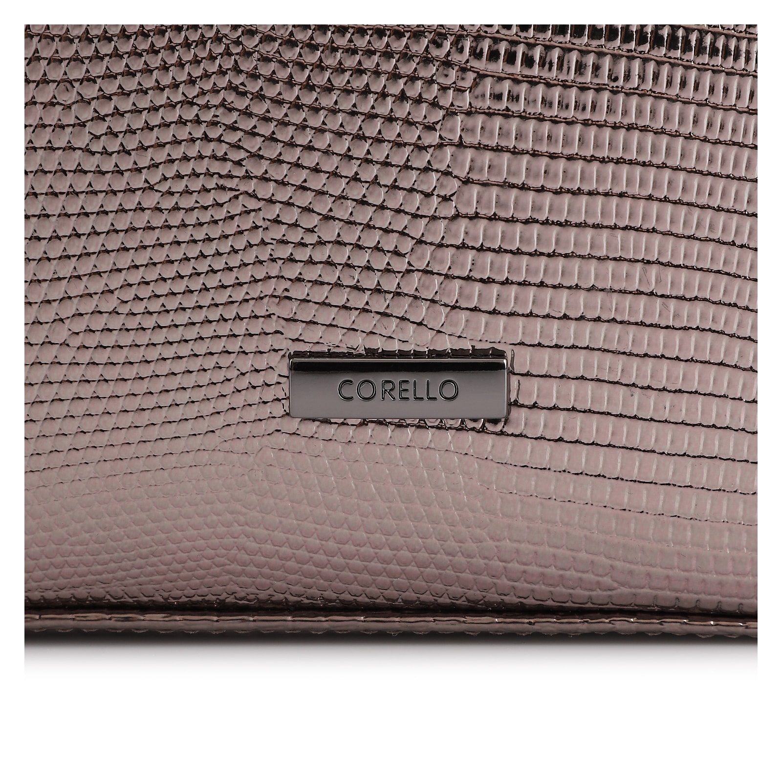 Bolsa Transversal Correntes Alt Lezard Prata