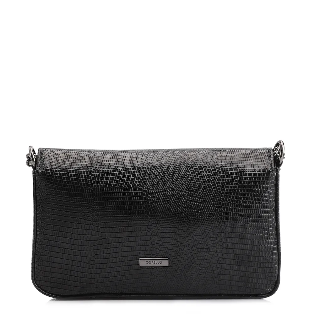  Bolsa Transversal Correntes Alt Lezard Preto - imagem 4