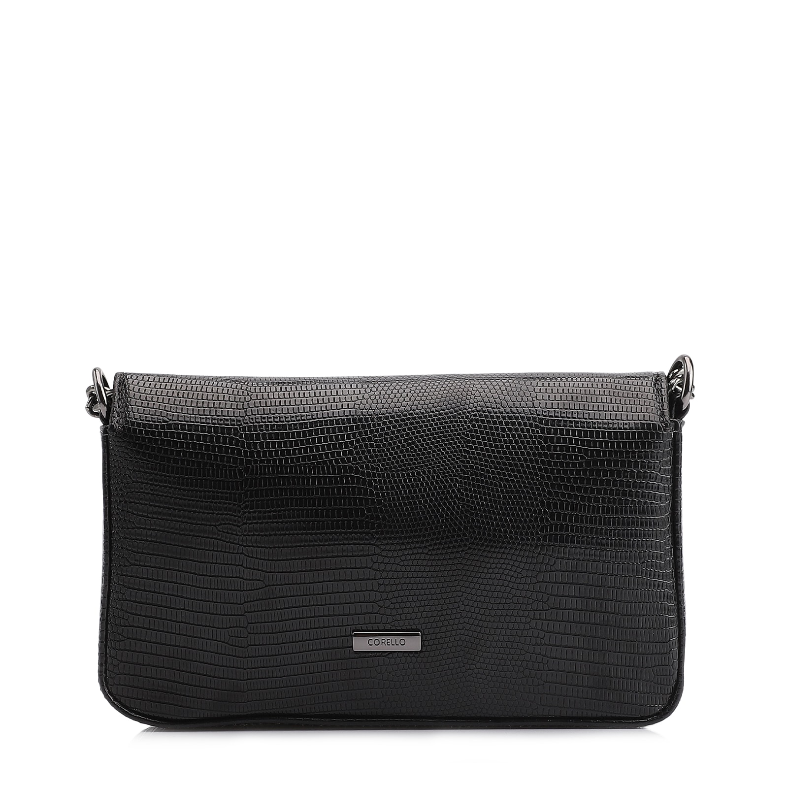 Bolsa Transversal Correntes Alt Lezard Preto