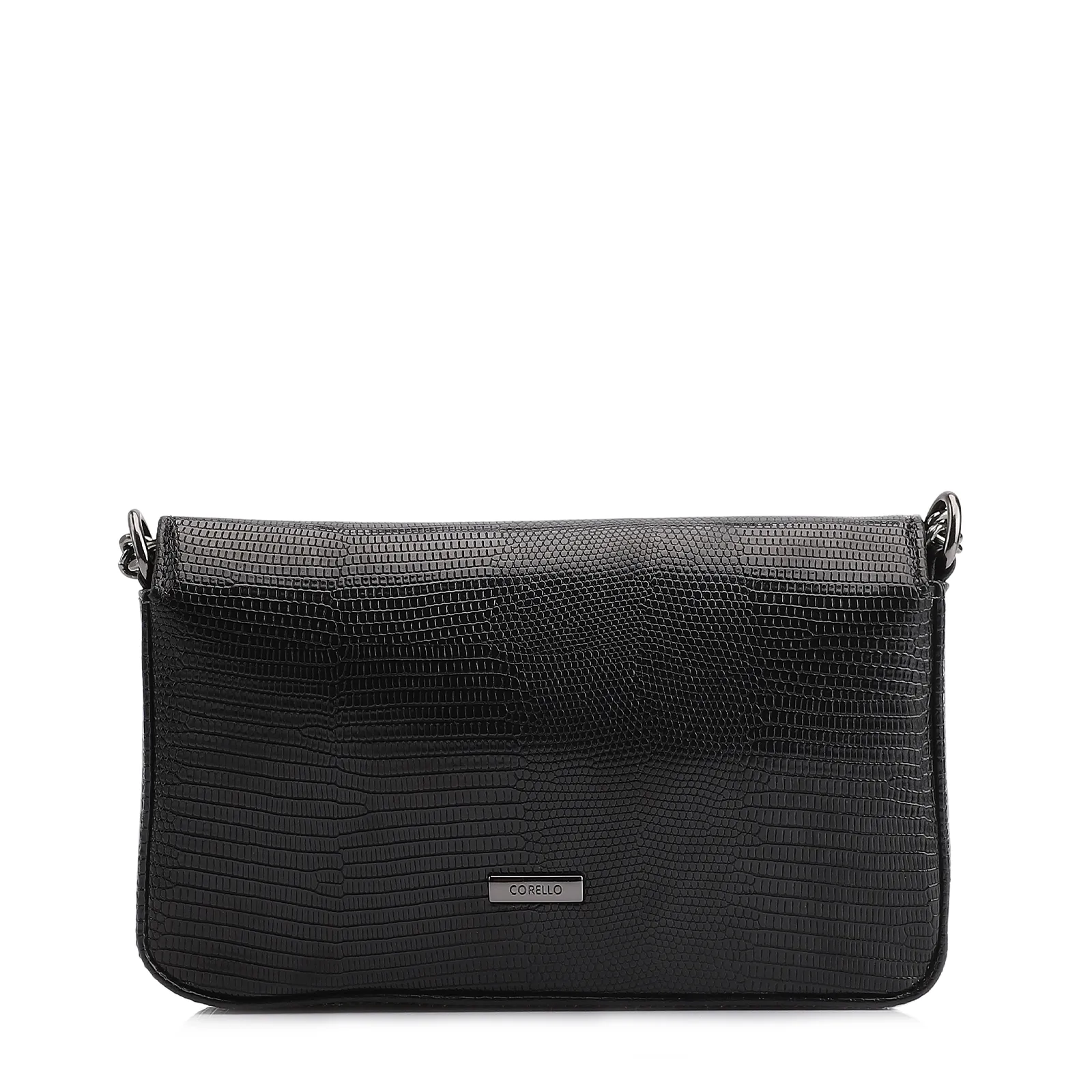 Bolsa Transversal Correntes Alt Lezard Preto