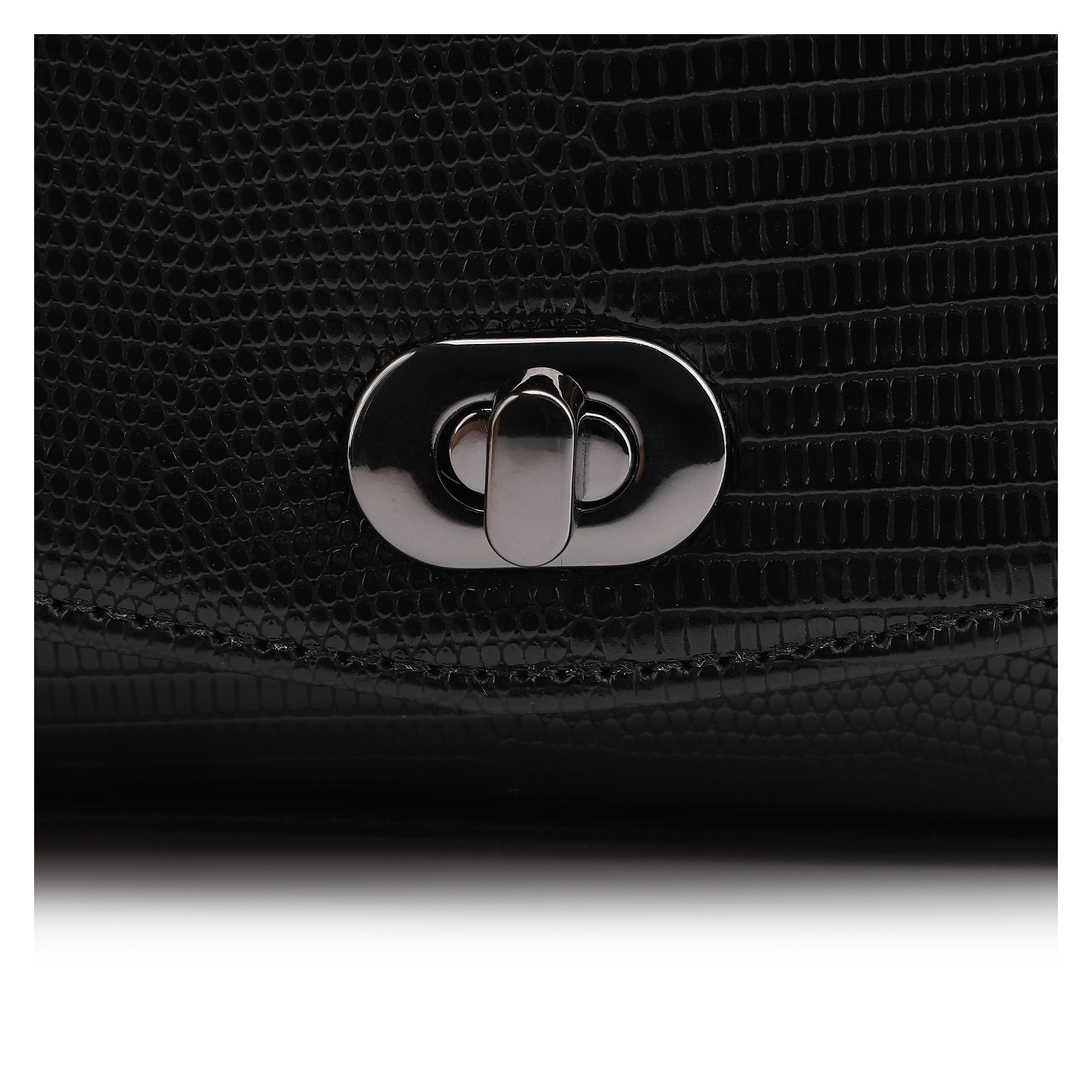 Bolsa Transversal Correntes Alt Lezard Preto