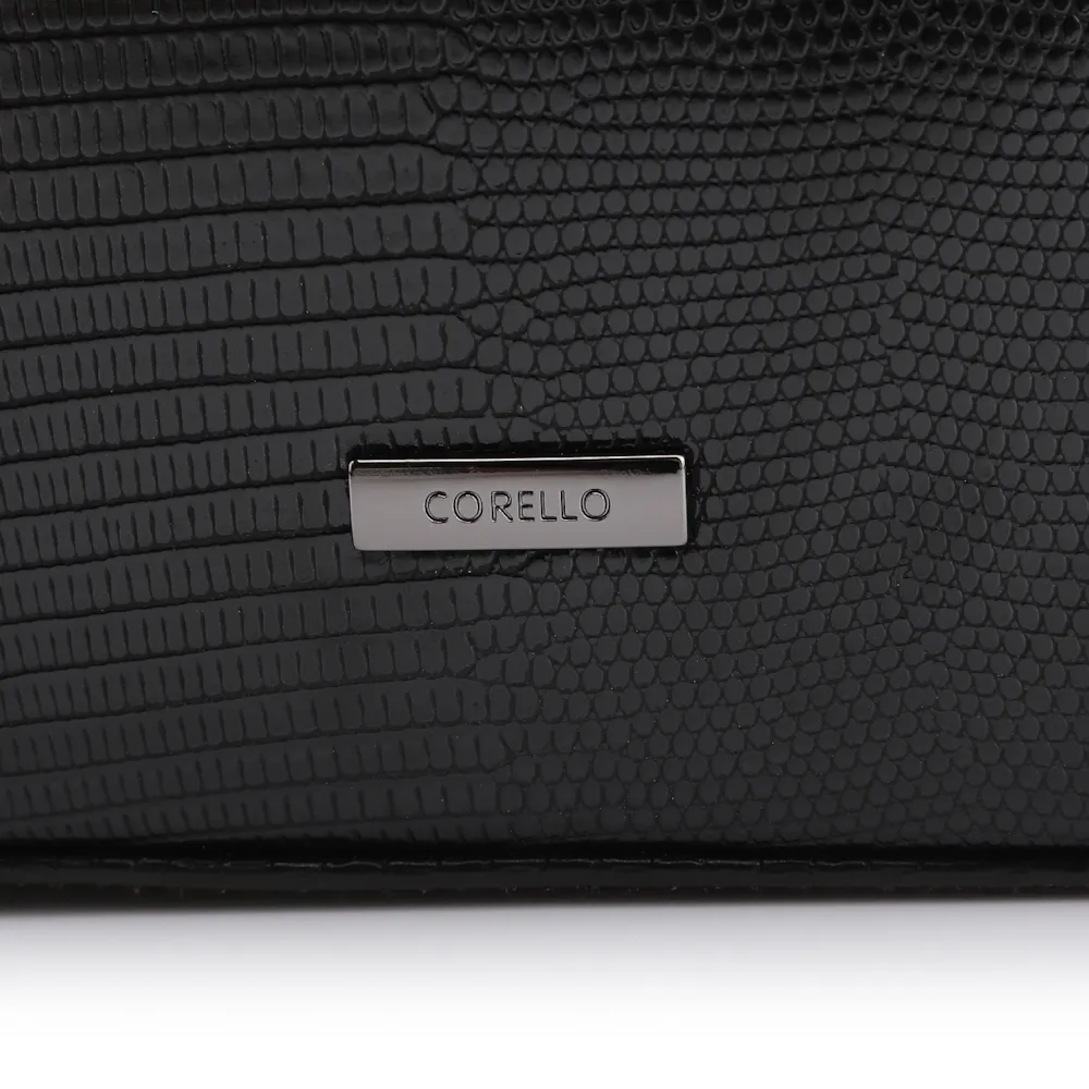  Bolsa Transversal Correntes Alt Lezard Preto - imagem 7
