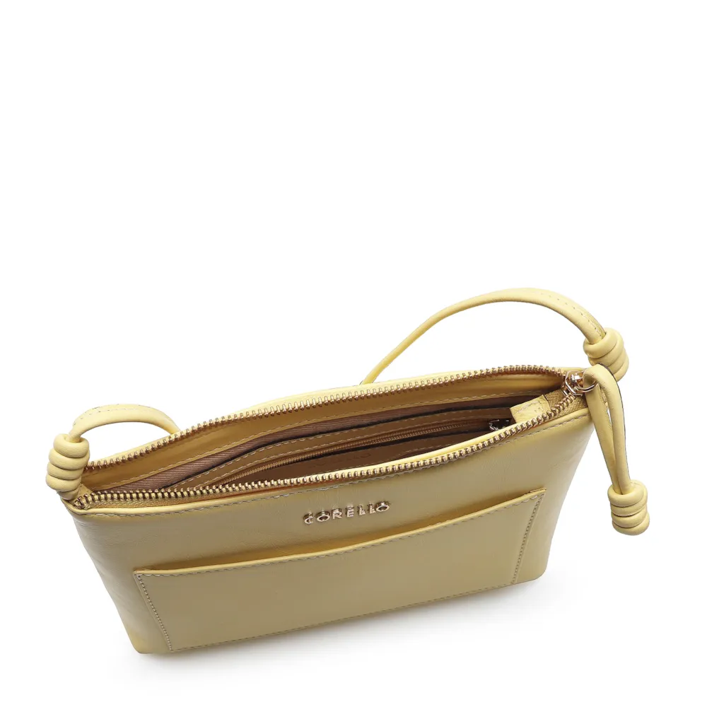 Bolsa Transversal Couro Amarelo - imagem 5