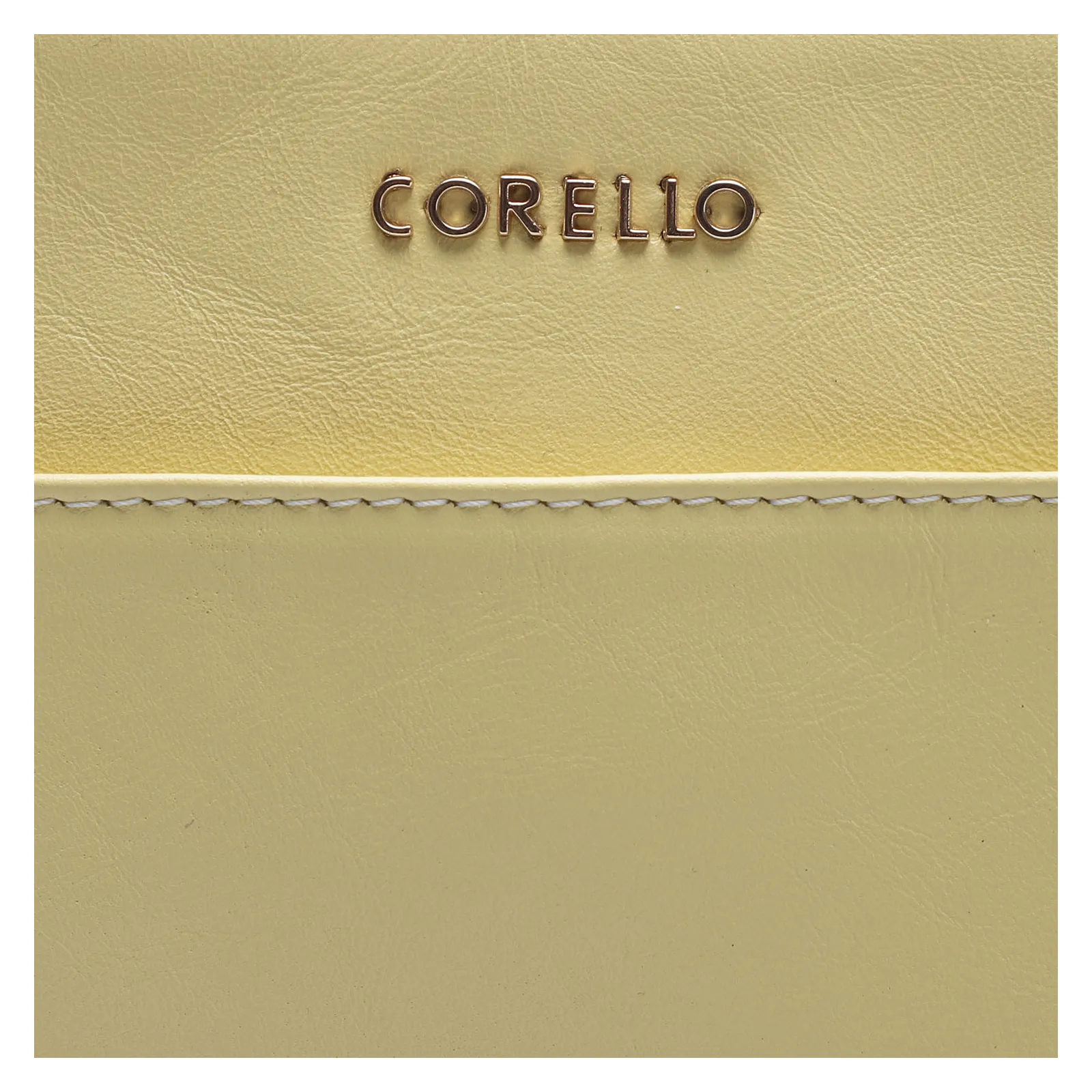 Bolsa Transversal Couro Amarelo