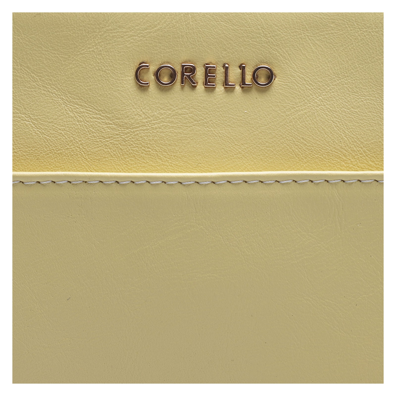 Bolsa Transversal Couro Amarelo