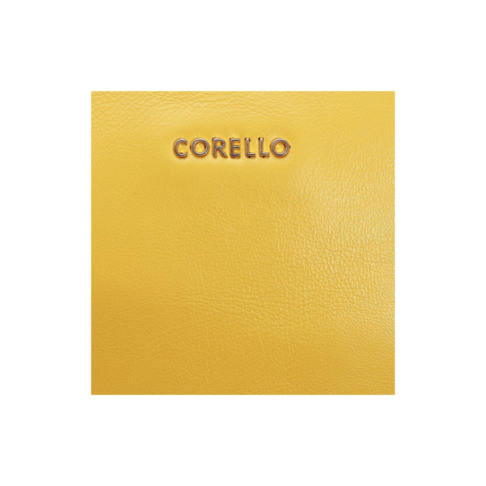 Bolsa Transversal Couro Amarelo
