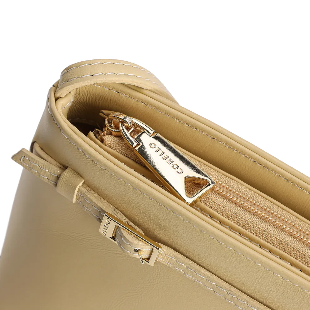 Bolsa Transversal Couro Amarelo - imagem 6