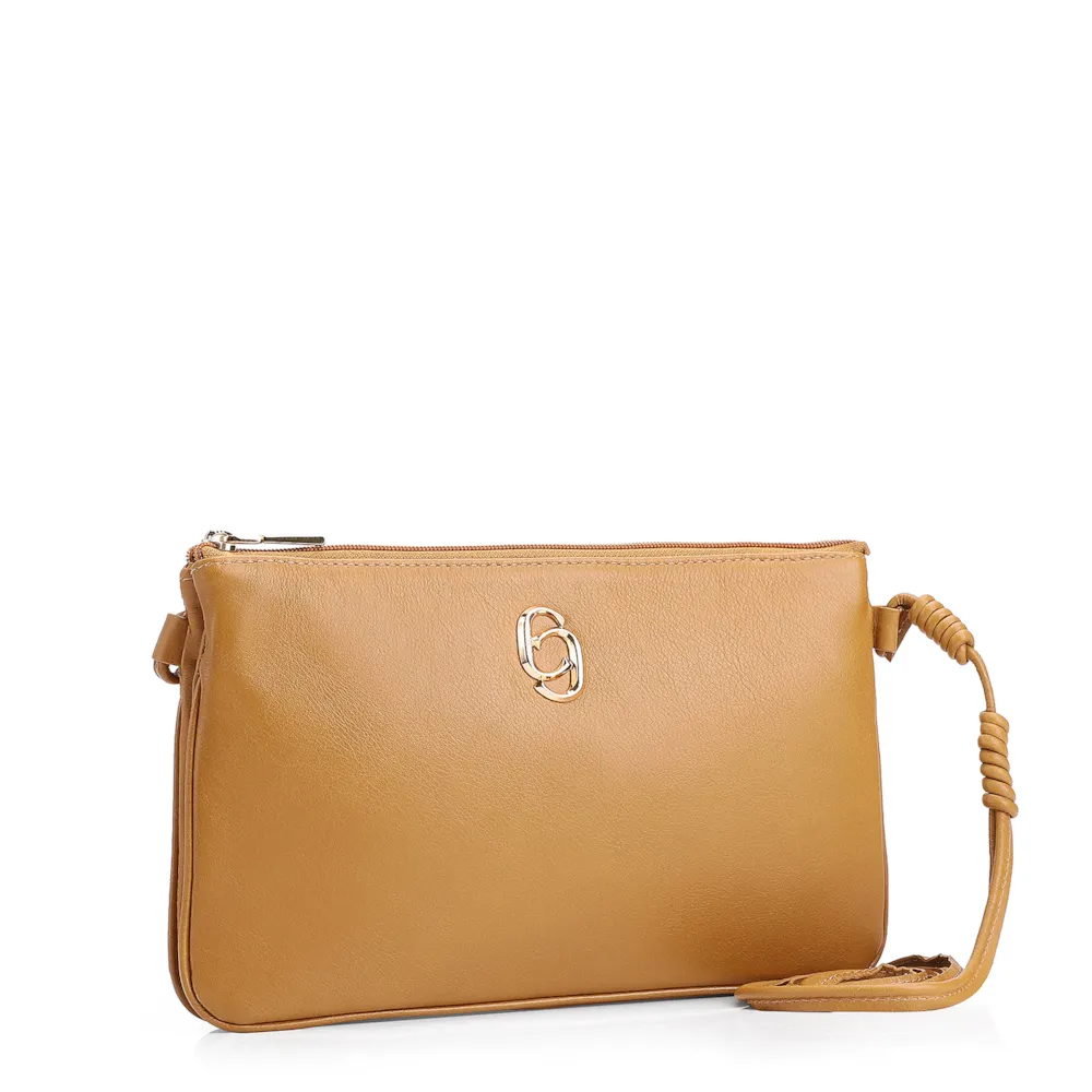 Bolsa Transversal Couro Amarelo - imagem 3