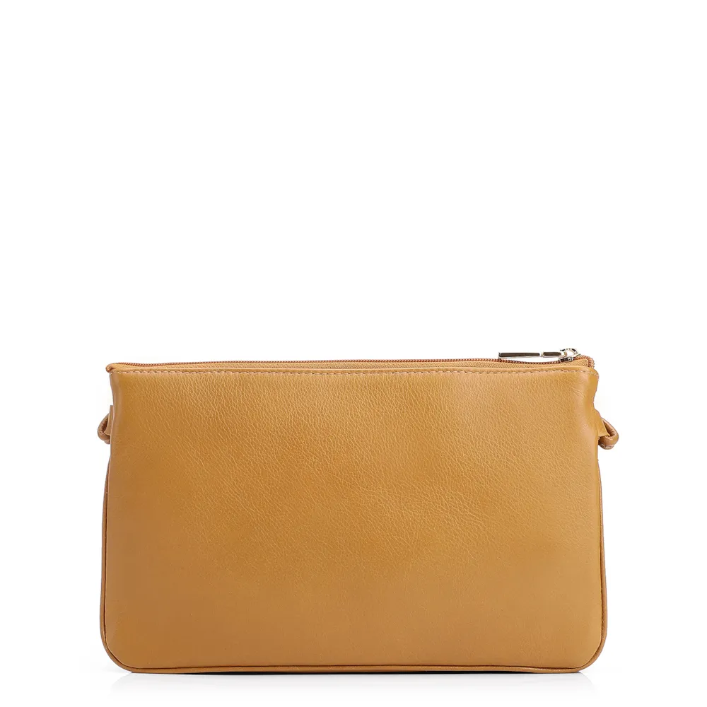 Bolsa Transversal Couro Amarelo - imagem 4
