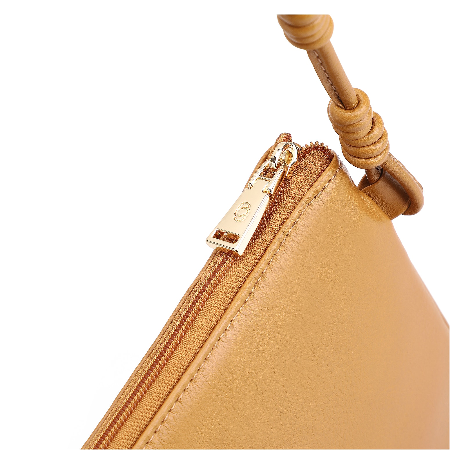 Bolsa Transversal Couro Amarelo