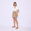 Bolsa Transversal Couro Amarelo - imagem 8