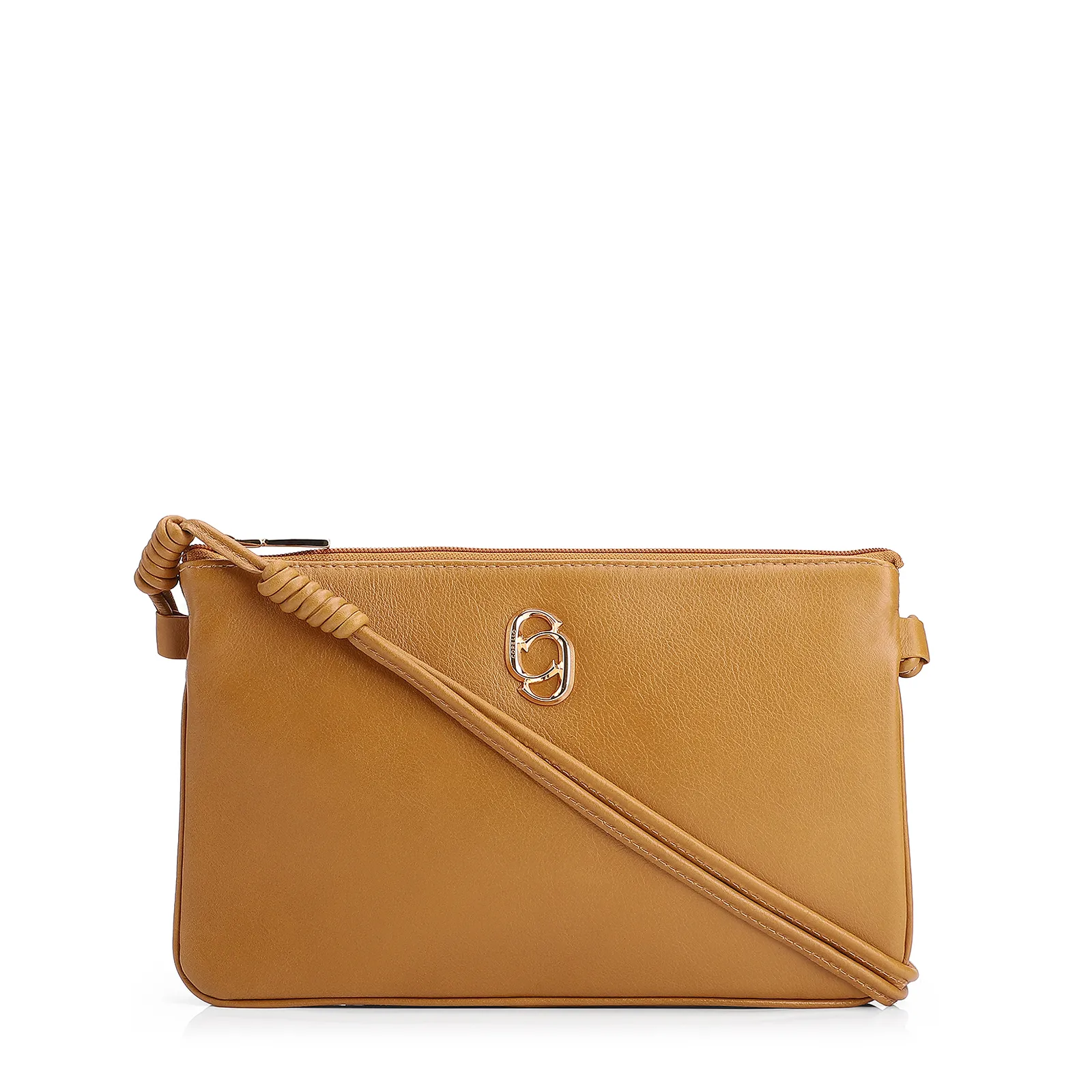 Bolsa Transversal Couro Amarelo