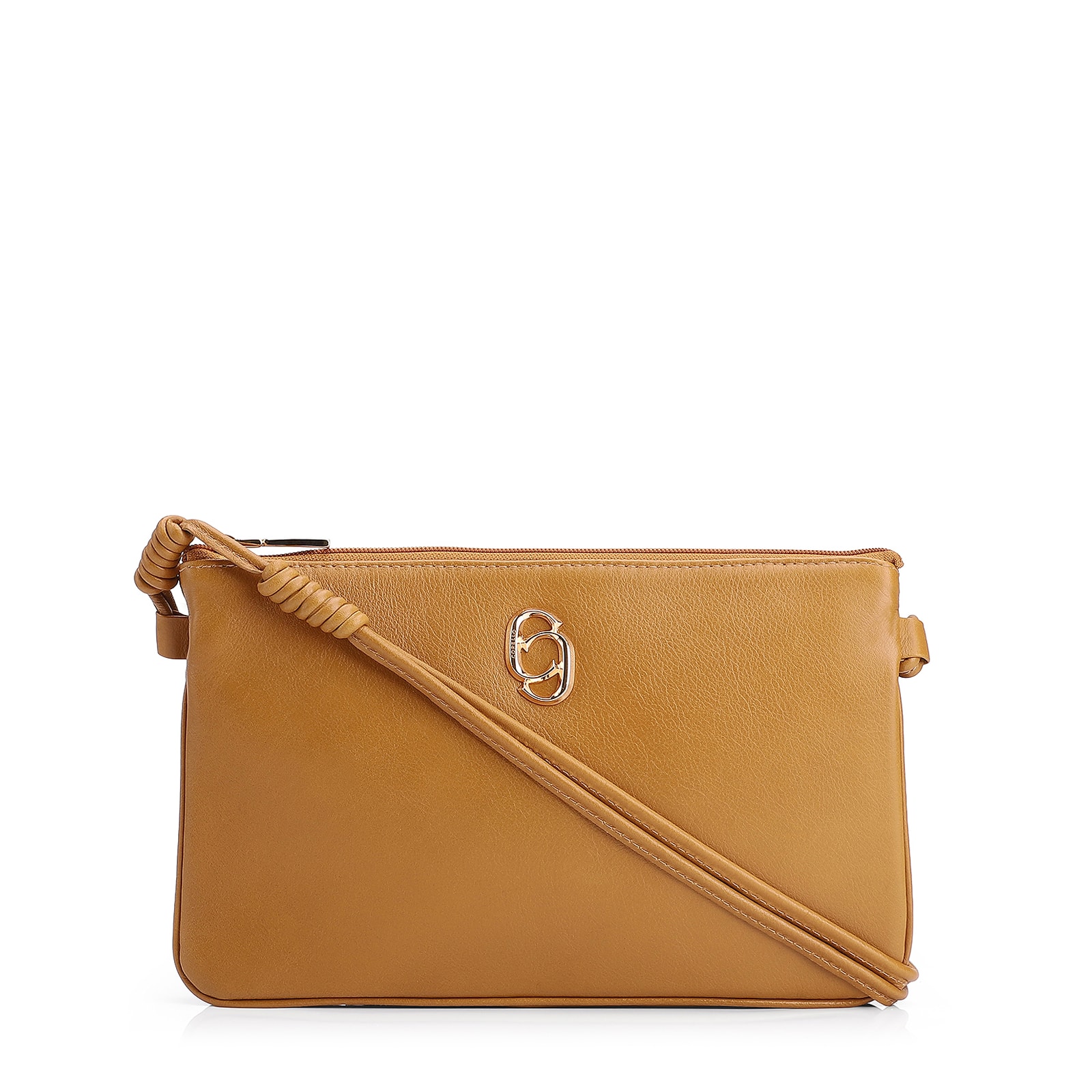 Bolsa Transversal Couro Amarelo
